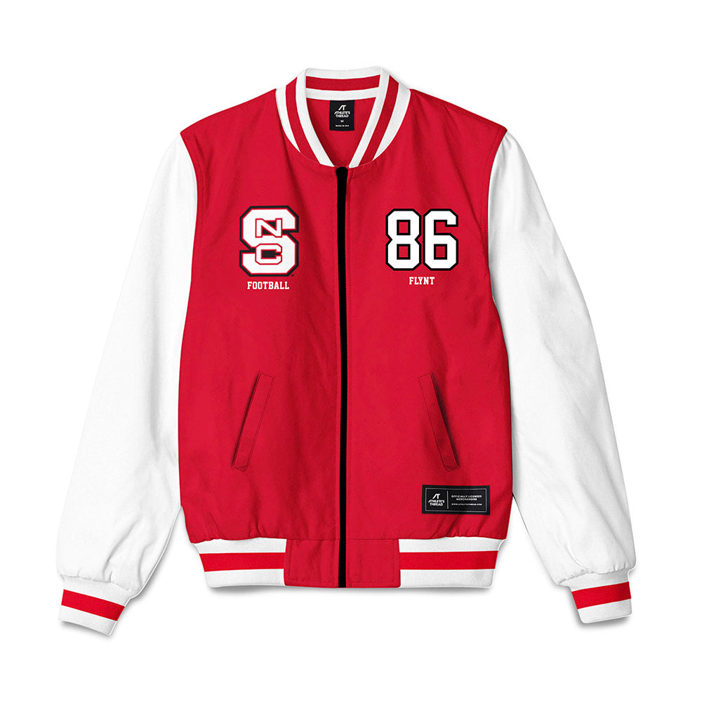 NC State - NCAA Football : Ian Flynt - Bomber Jacket-0