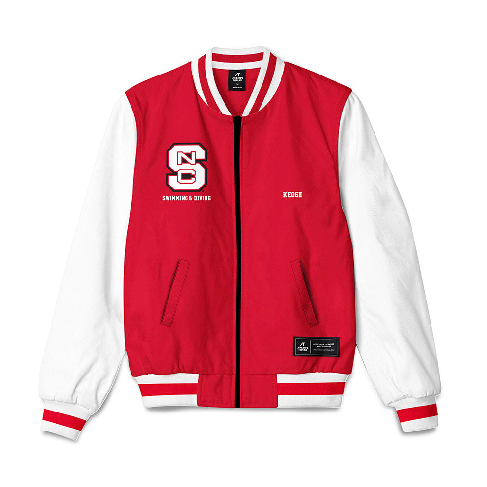 NC State - NCAA Men's Swimming & Diving : Gavin Keogh - Bomber Jacket-0
