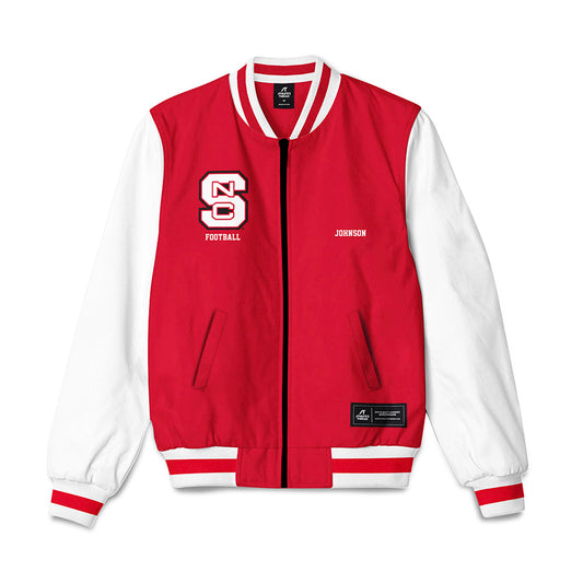 NC State - NCAA Football : Jamel Johnson - Bomber Jacket-0