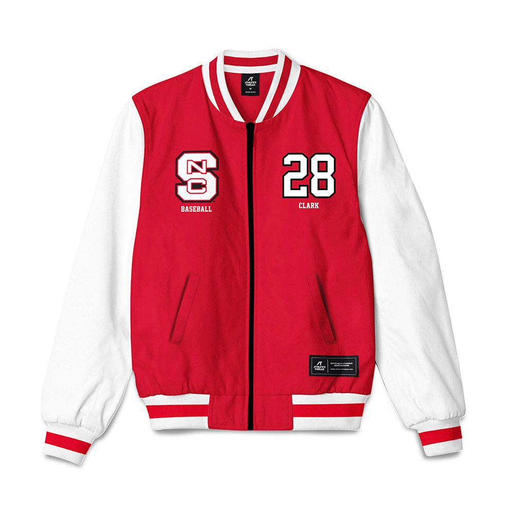 NC State - NCAA Baseball : Connor Clark - Bomber Jacket-0
