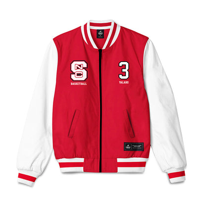NC State - NCAA Men's Basketball : Eemeli Yalaho - Bomber Jacket-0