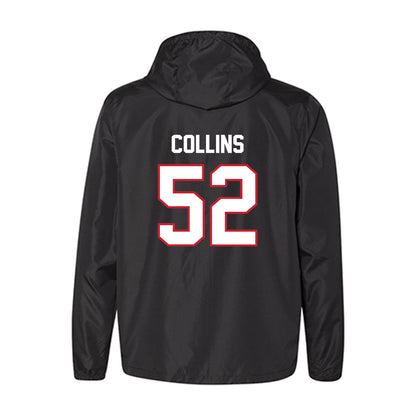 NC State - NCAA Football : David Collins - Windbreaker-1