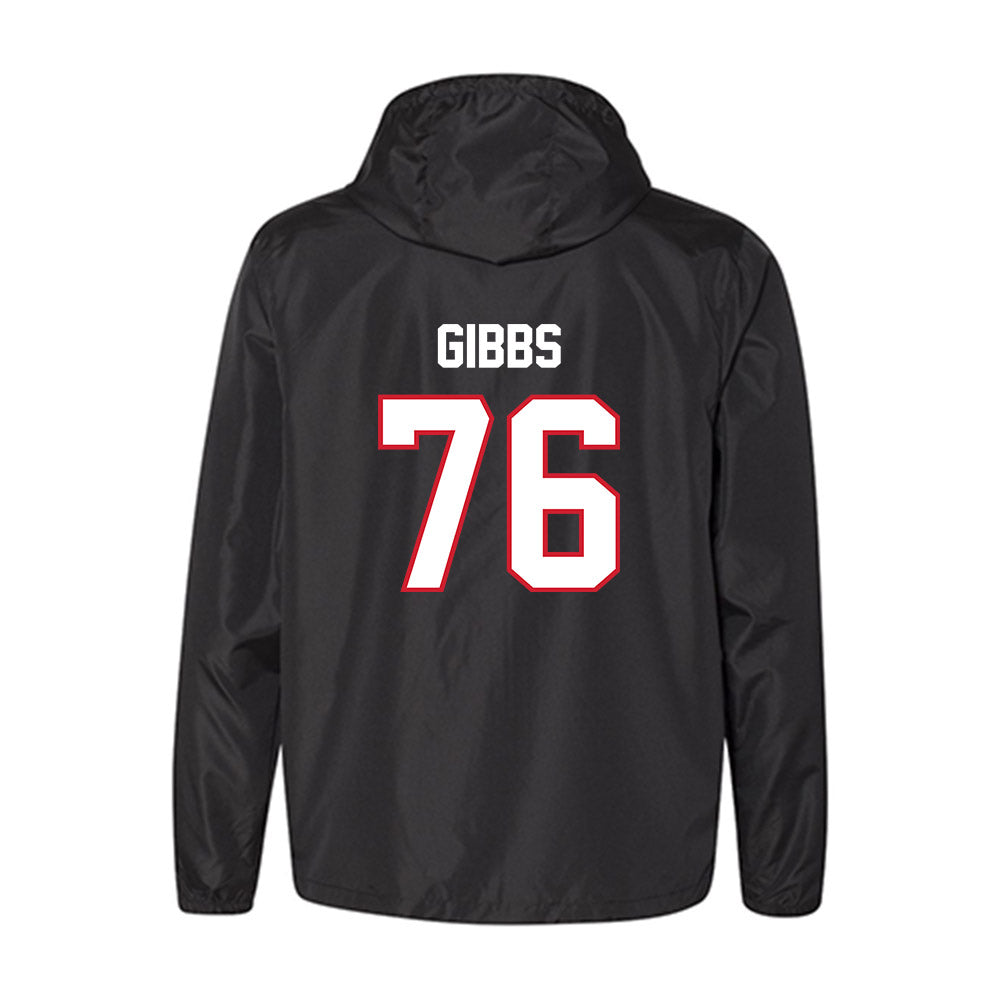NC State - NCAA Football : Michael Gibbs - Windbreaker-1