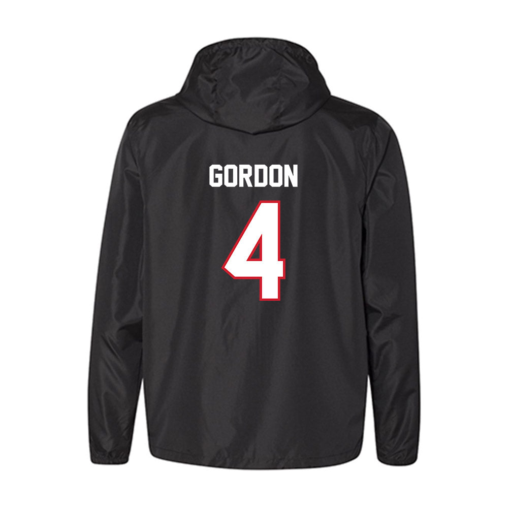 NC State - NCAA Men's Soccer : Joshua Gordon - Windbreaker-1