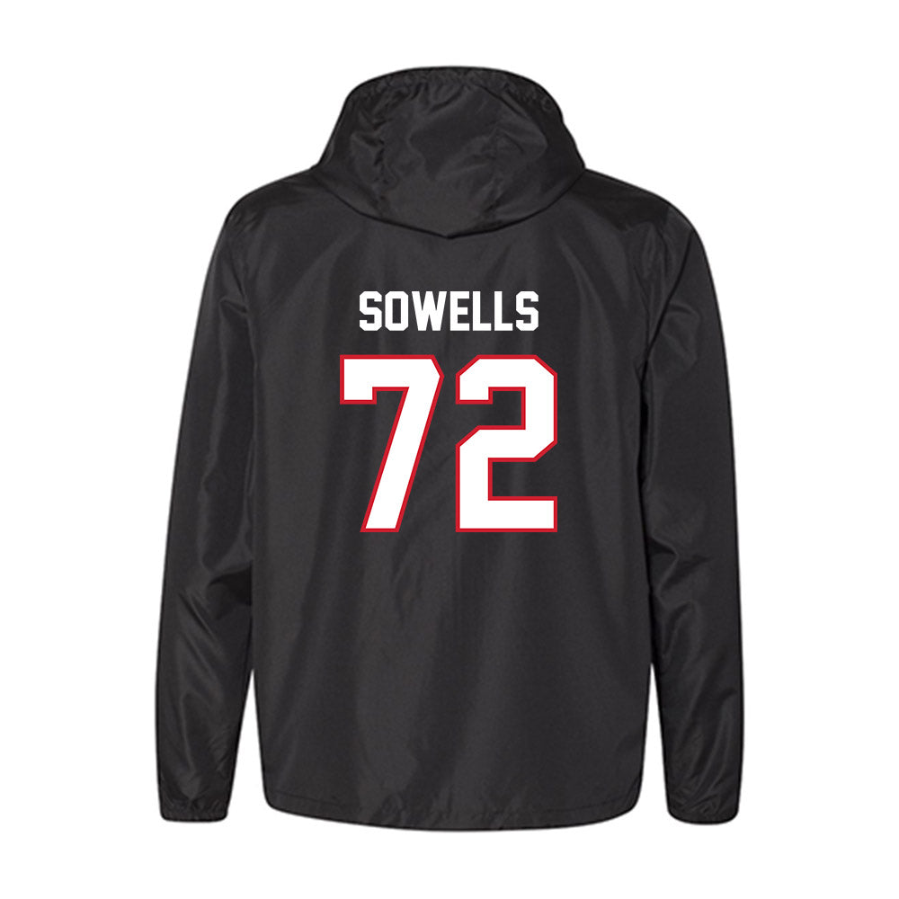 NC State - NCAA Football : Spike Sowells - Windbreaker-1