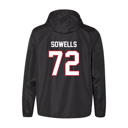 NC State - NCAA Football : Spike Sowells - Windbreaker-1