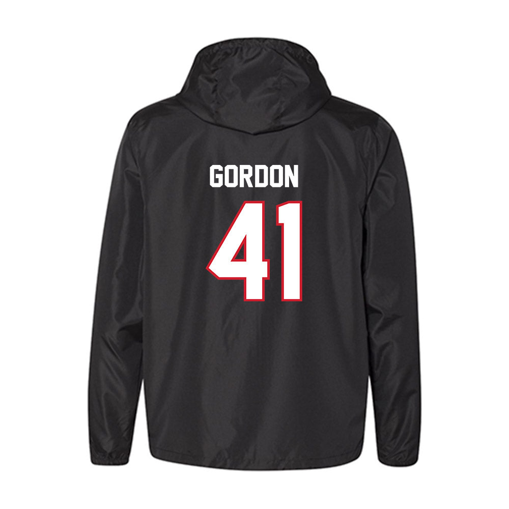NC State - NCAA Football : Caden Gordon - Windbreaker-1