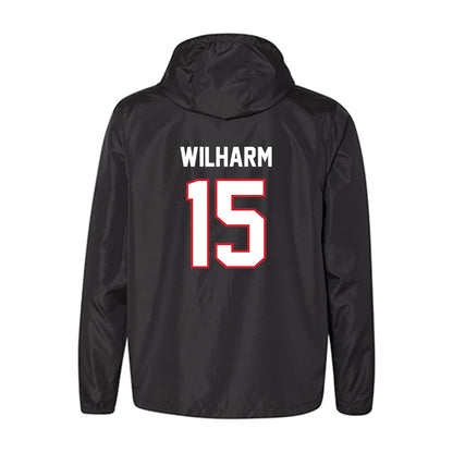 NC State - NCAA Football : Hudson Wilharm - Windbreaker-1