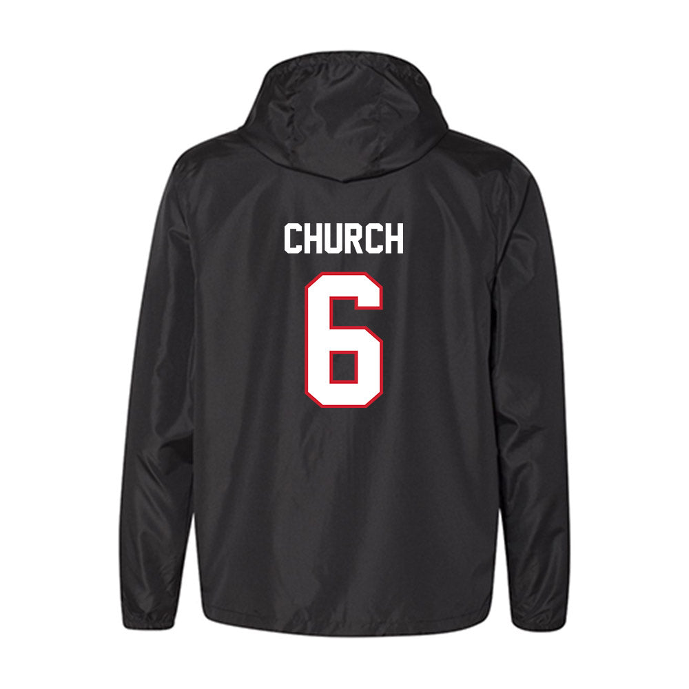 NC State - NCAA Baseball : Landon Church - Windbreaker-1
