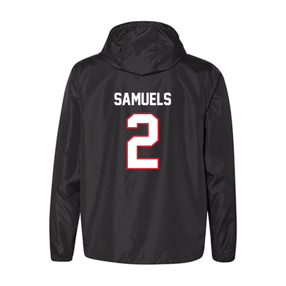 NC State - NCAA Women's Basketball : Qadence Samuels - Windbreaker-1