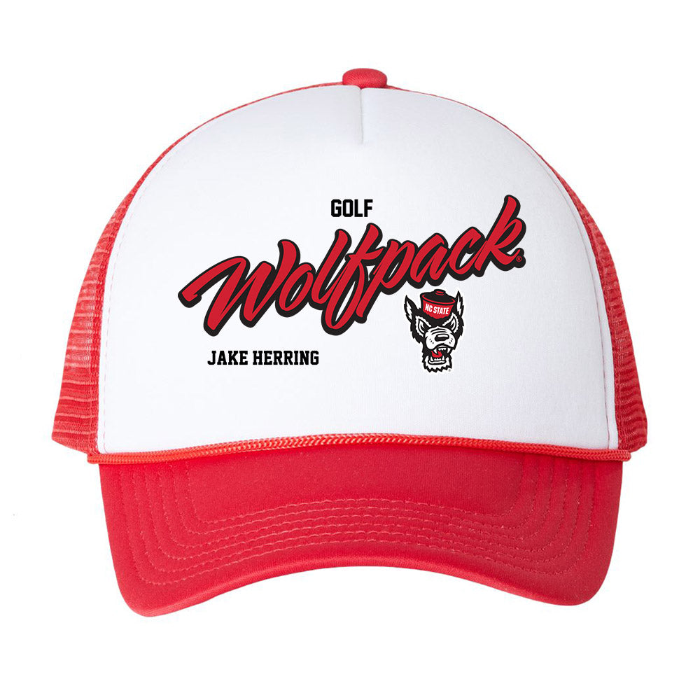 NC State - NCAA Men's Golf : Jake Herring - Trucker Hat-0