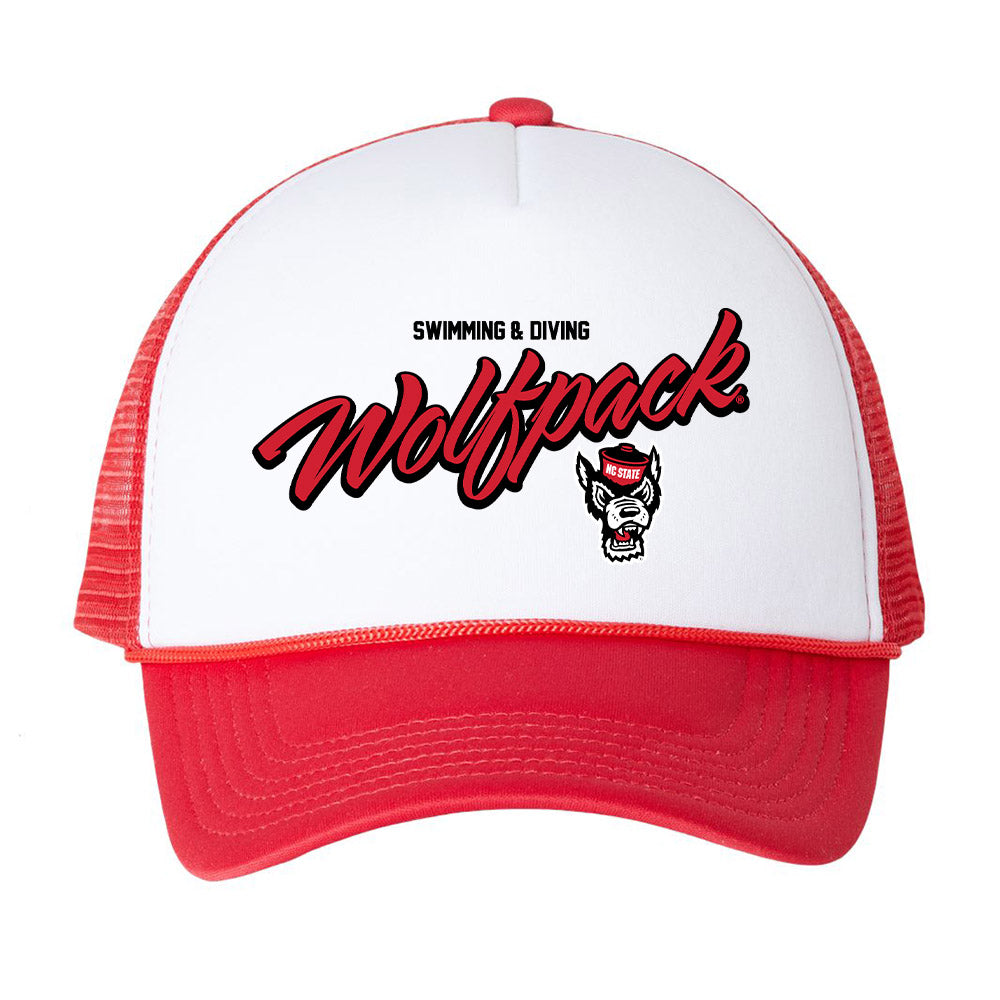 NC State - NCAA Men's Swimming & Diving : Simon Bermudez Santa Maria - Trucker Hat