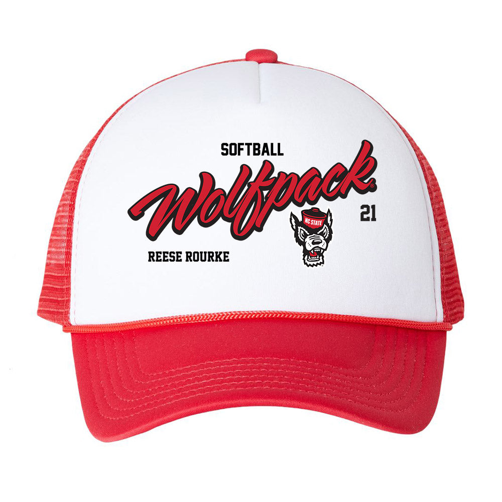 NC State - NCAA Softball : Reese Rourke - Trucker Hat-0