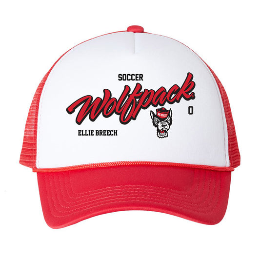 NC State - NCAA Women's Soccer : Ellie Breech - Trucker Hat-0