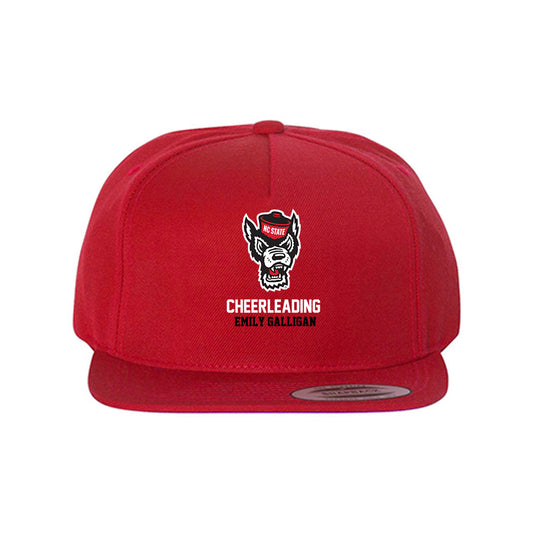 NC State - NCAA Cheerleading : Emily Galligan - Snapback Hat-0