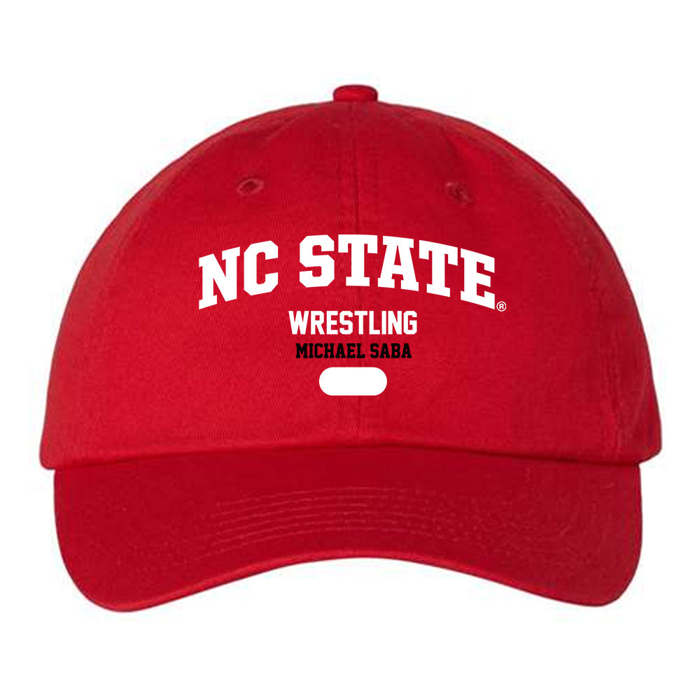 NC State - NCAA Wrestling : Michael Saba - Dad Hat-0