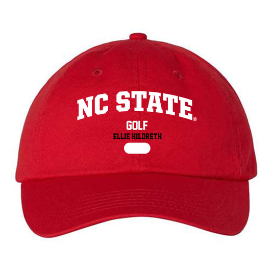 NC State - NCAA Women's Golf : Ellie Hildreth - Dad Hat-0