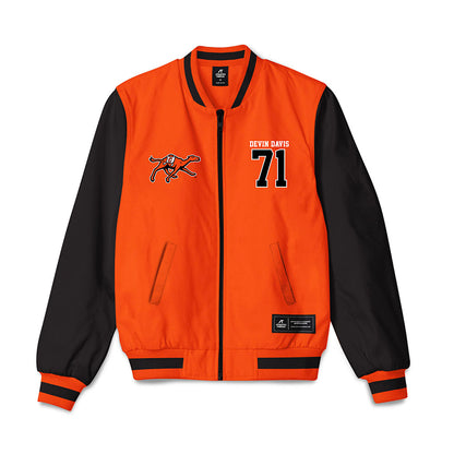 Campbell - NCAA Softball : Devin Davis - Bomber Jacket-0