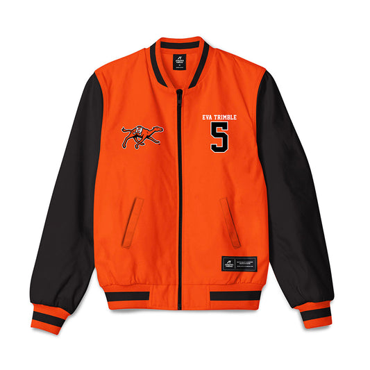 Campbell - NCAA Women's Lacrosse : Eva Trimble - Bomber Jacket-0
