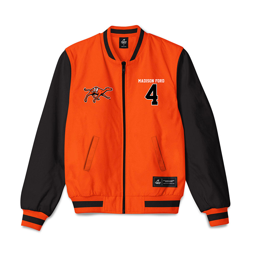 Campbell - NCAA Softball : Madison Ford - Bomber Jacket-0
