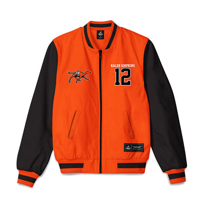 Campbell - NCAA Football : Kaleb Simpkins - Bomber Jacket-0