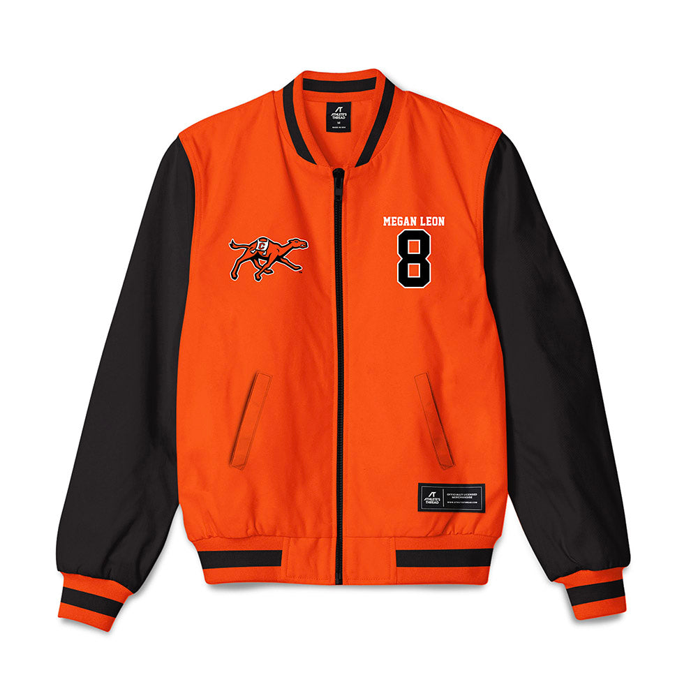 Campbell - NCAA Softball : Megan Leon - Bomber Jacket-0