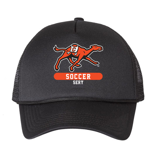 Campbell - NCAA Men's Soccer : Sam Sery - Trucker Hat-0