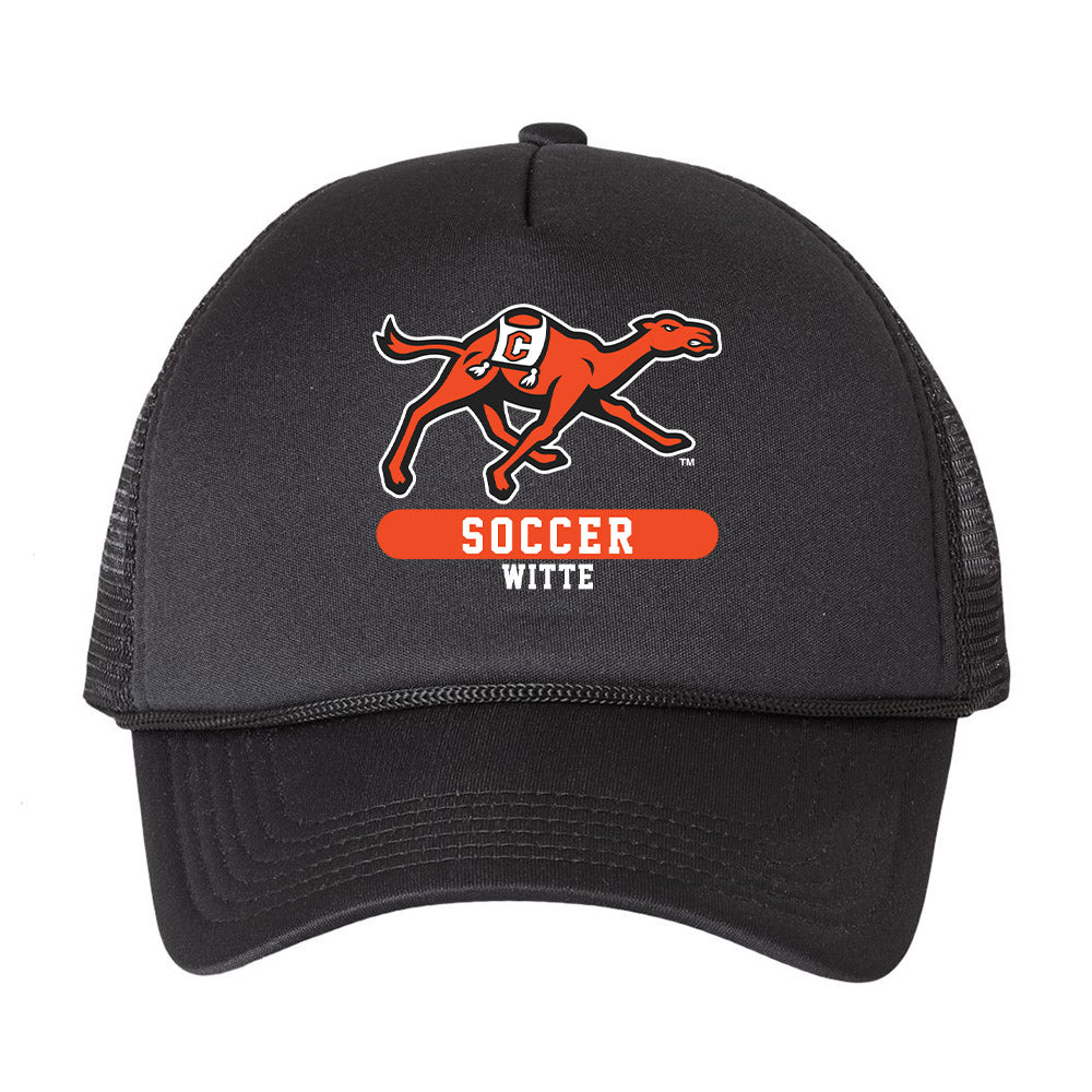 Campbell - NCAA Women's Soccer : Samantha Witte - Trucker Hat-0