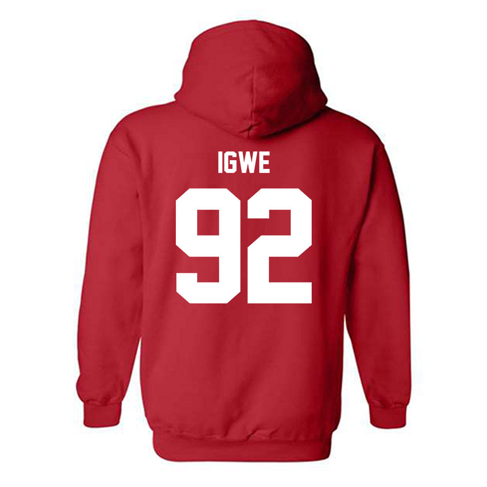 Utah - NCAA Football : Nicholas Igwe - Classic Shersey Hooded Sweatshirt-1