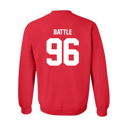 Utah - NCAA Football : Dilan Battle - Classic Shersey Crewneck Sweatshirt-1