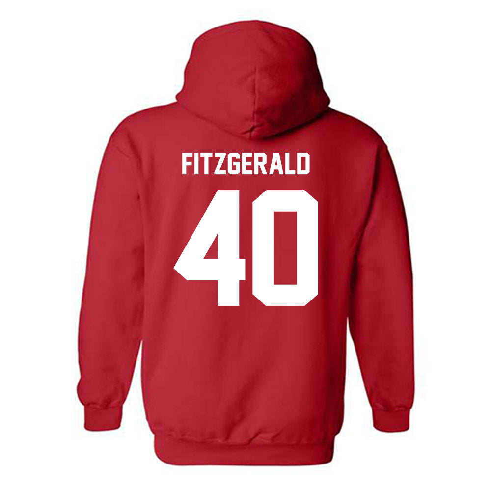 Utah - NCAA Football : Paul Fitzgerald - Classic Shersey Hooded Sweatshirt-1