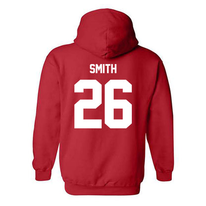 Utah - NCAA Baseball : Derek Smith - Classic Shersey Hooded Sweatshirt-1