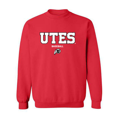 Utah - NCAA Baseball : Ryan Kittredge - Classic Shersey Crewneck Sweatshirt-0