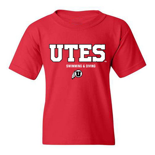 Utah - NCAA Men's Swimming & Diving : Daniel Yi - Classic Shersey Youth T-Shirt-0