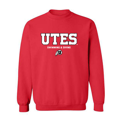 Utah - NCAA Men's Swimming & Diving : Daniel Yi - Classic Shersey Crewneck Sweatshirt-0