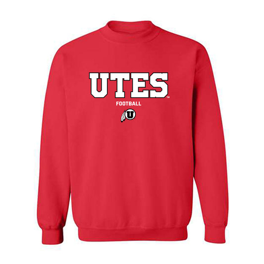 Utah - NCAA Football : Preston Pitts - Classic Shersey Crewneck Sweatshirt-0