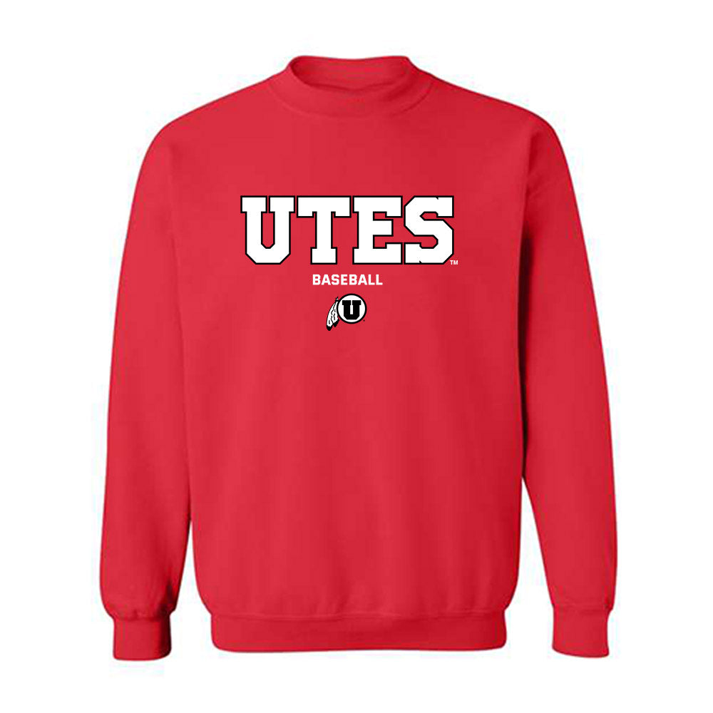 Utah - NCAA Baseball : Seth Graham - Classic Shersey Crewneck Sweatshirt-0