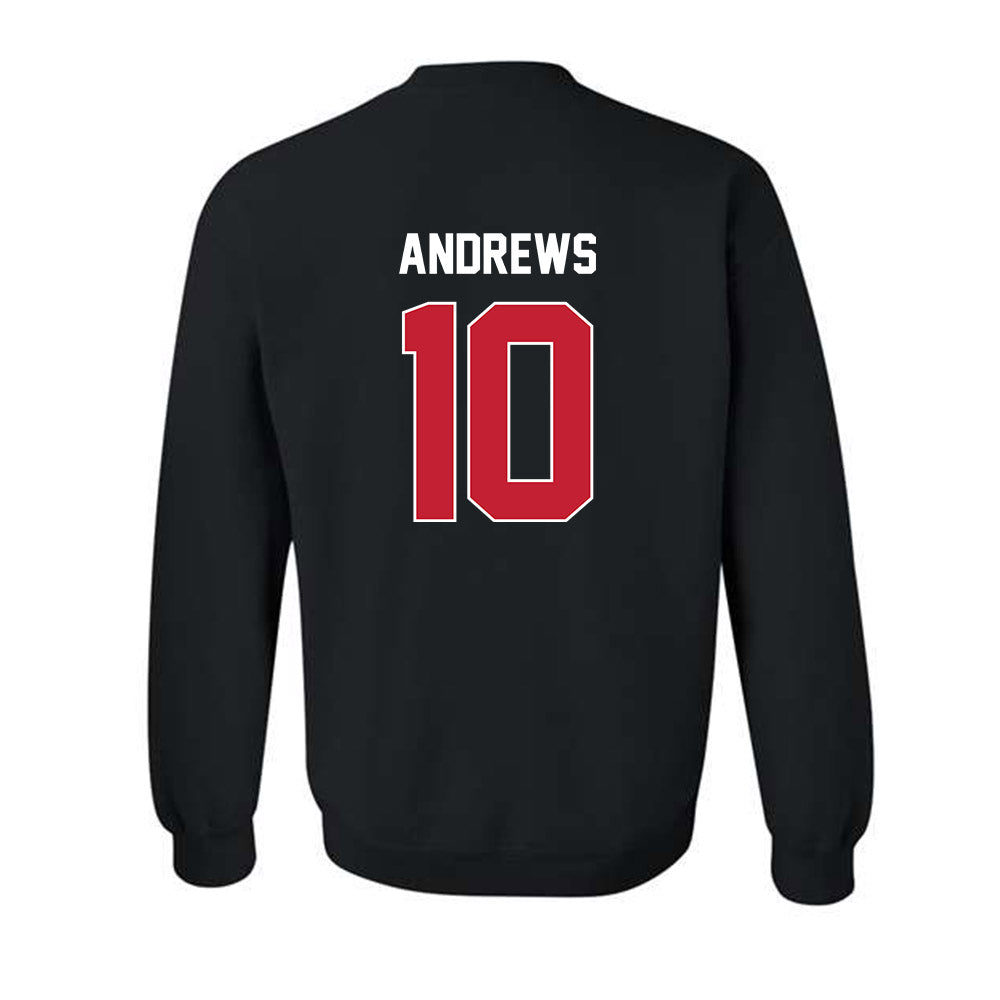 Utah - NCAA Football : Hunter Andrews - Classic Shersey Crewneck Sweatshirt-1