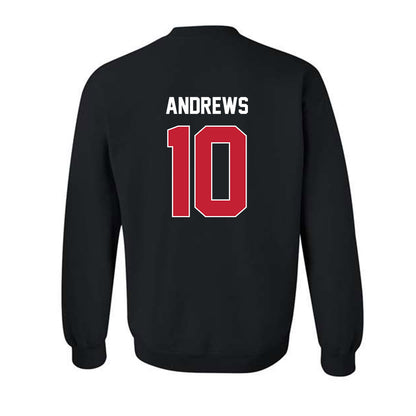 Utah - NCAA Football : Hunter Andrews - Classic Shersey Crewneck Sweatshirt-1