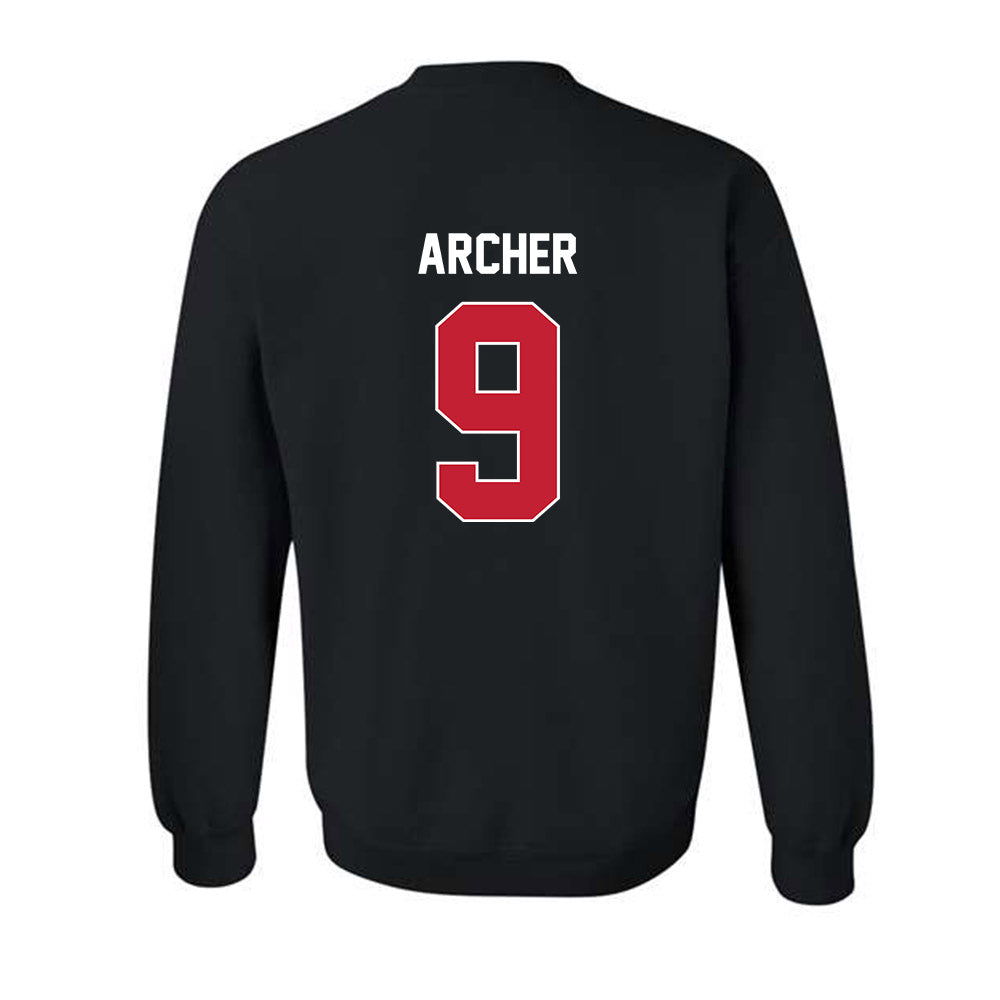 Utah - NCAA Football : Kane Archer - Classic Shersey Crewneck Sweatshirt-1