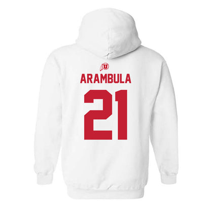 Utah - NCAA Baseball : Daniel Arambula - Classic Shersey Hooded Sweatshirt-1