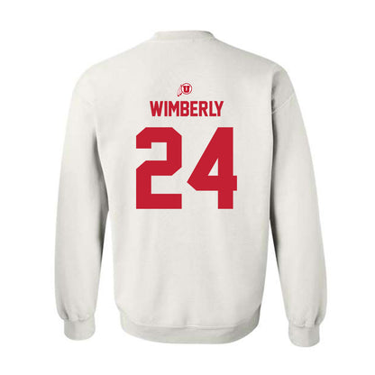 Utah - NCAA Football : Marcus Wimberly - Classic Shersey Crewneck Sweatshirt-1