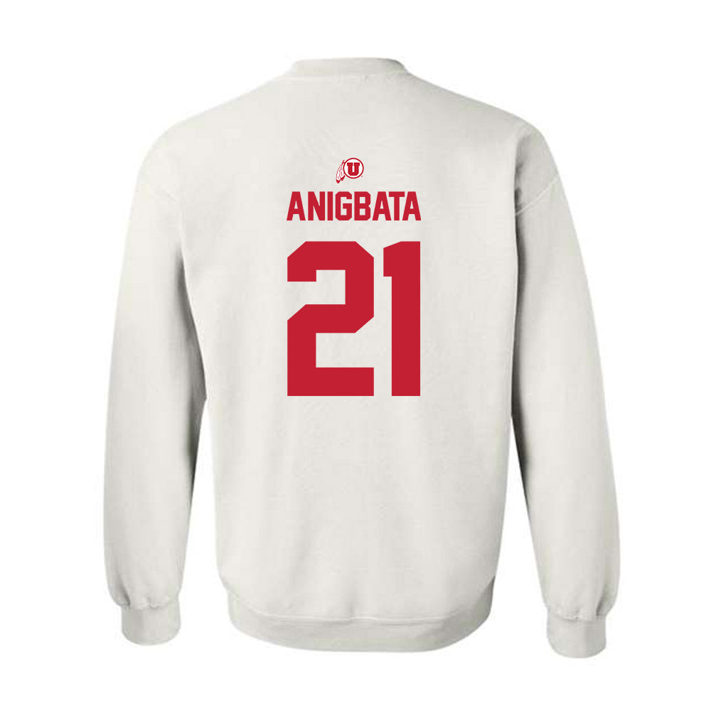 Utah - NCAA Men's Basketball : Alec Anigbata - Classic Shersey Crewneck Sweatshirt-1