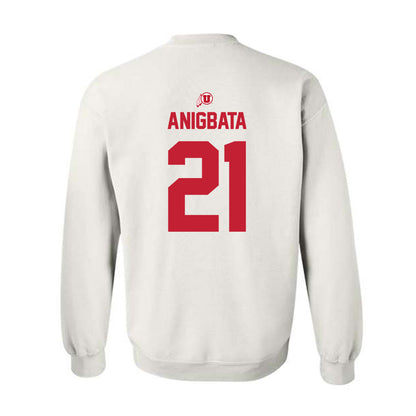 Utah - NCAA Men's Basketball : Alec Anigbata - Classic Shersey Crewneck Sweatshirt-1