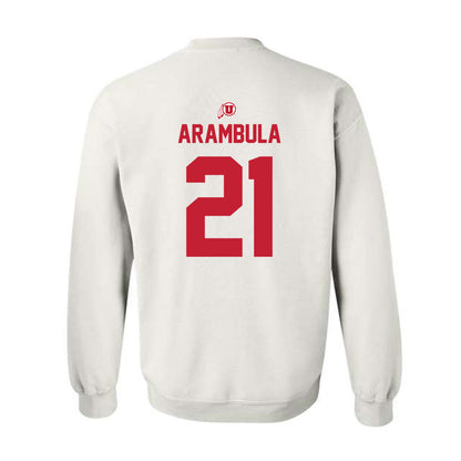 Utah - NCAA Baseball : Daniel Arambula - Classic Shersey Crewneck Sweatshirt-1