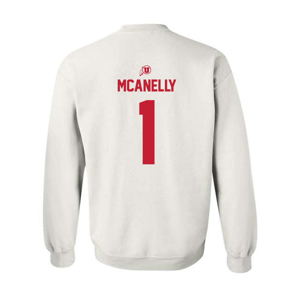 Utah - NCAA Baseball : Colter McAnelly - Classic Shersey Crewneck Sweatshirt-1