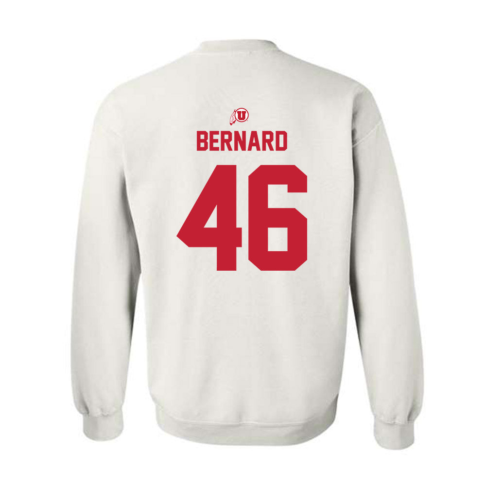 Utah - NCAA Football : Mauka Bernard - Classic Shersey Crewneck Sweatshirt-1