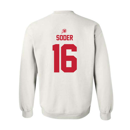Utah - NCAA Baseball : Kaden Soder - Classic Shersey Crewneck Sweatshirt-1