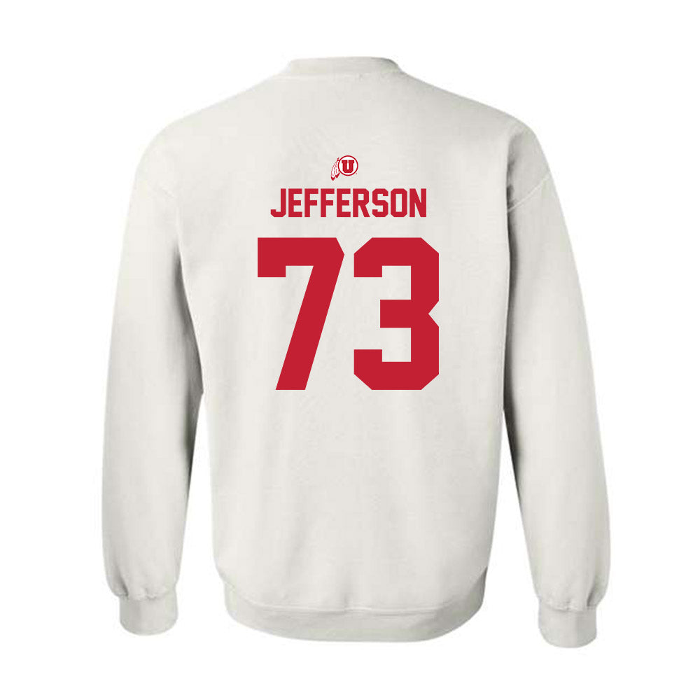 Utah - NCAA Football : Cedric Jefferson - Classic Shersey Crewneck Sweatshirt-1