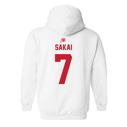 Utah - NCAA Softball : Sianni Sakai - Classic Shersey Hooded Sweatshirt-1